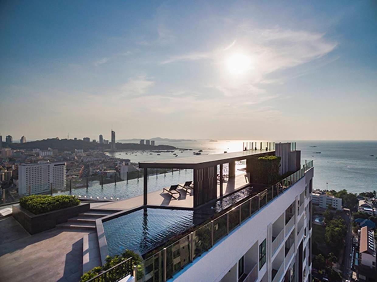 Sea View 2 Bed Room Condo @ Central Pattaya Bagian luar foto